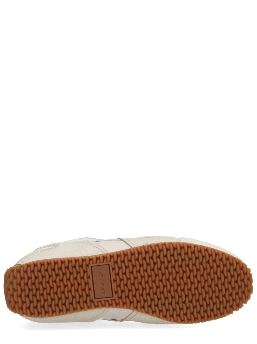 Axel Arigato Beige Slow Runner Layered Suede Sneakers