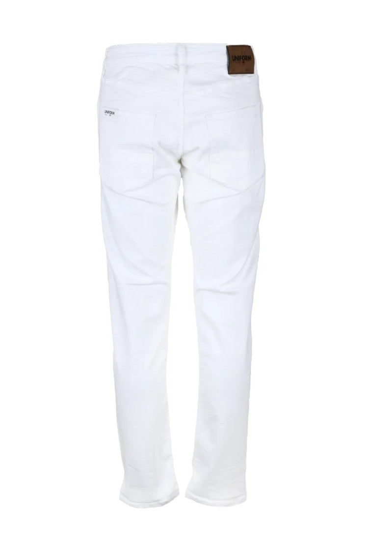 Uniform White Slim Technical Jeans