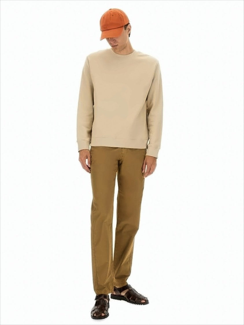 A.P.C. Relaxed-Fit Long-Sleeve Crewneck Sweatshirt With Tonal Embroidery