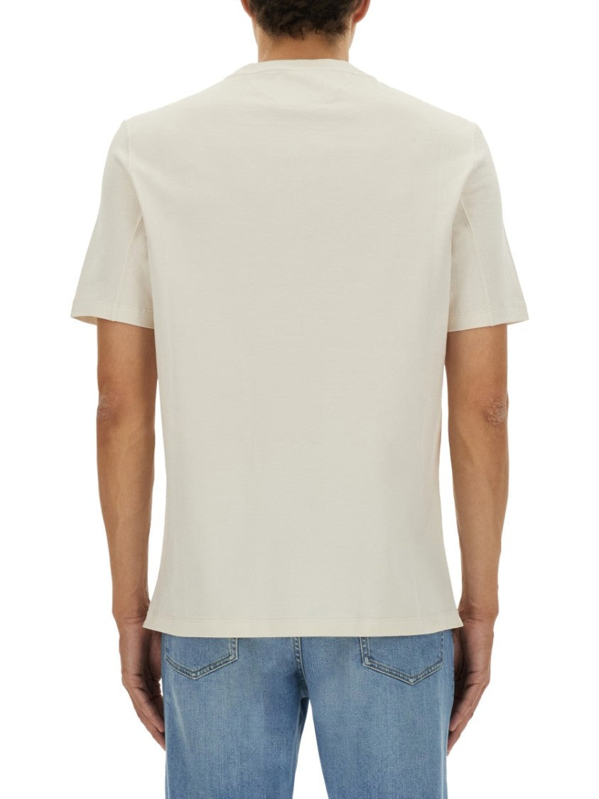 Brunello Cucinelli Relaxed-Fit T-Shirt With Subtle Logo On Chest