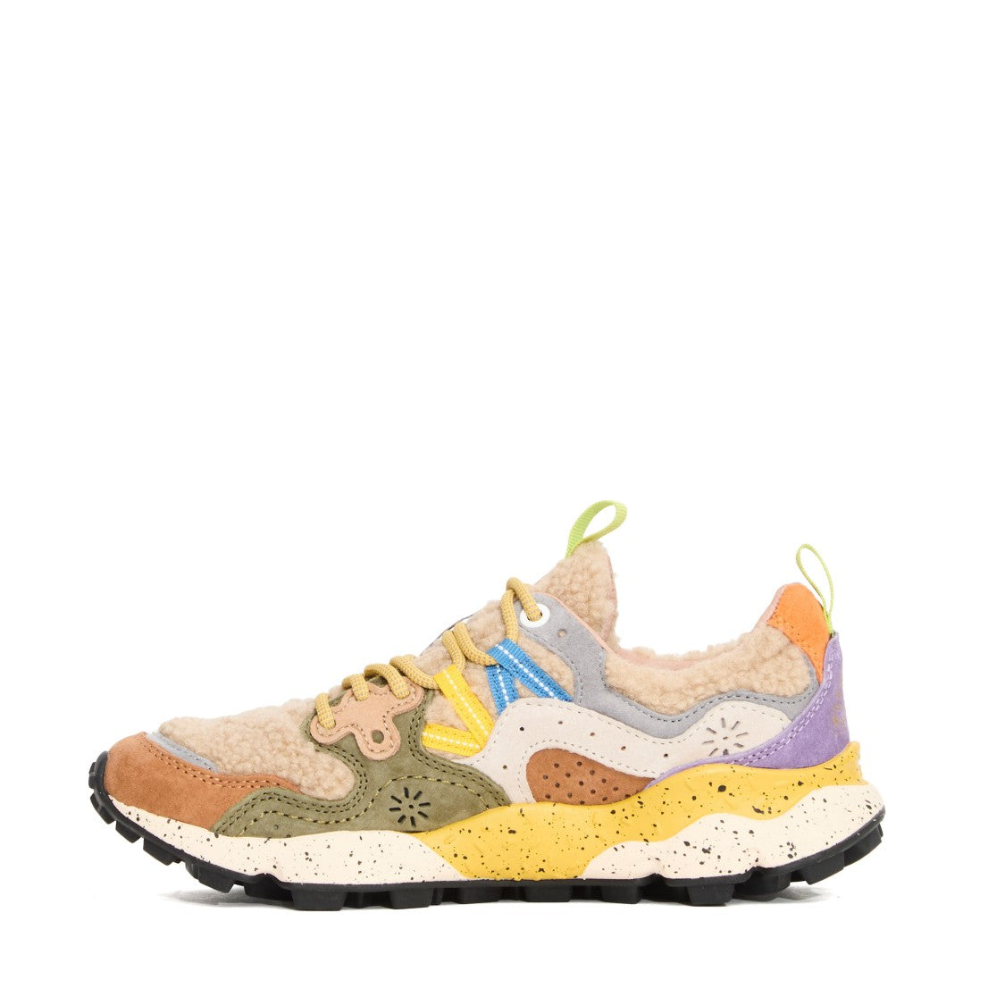 Flower Mountain Yamano 3 Uni Suede And Teddy Sneakers