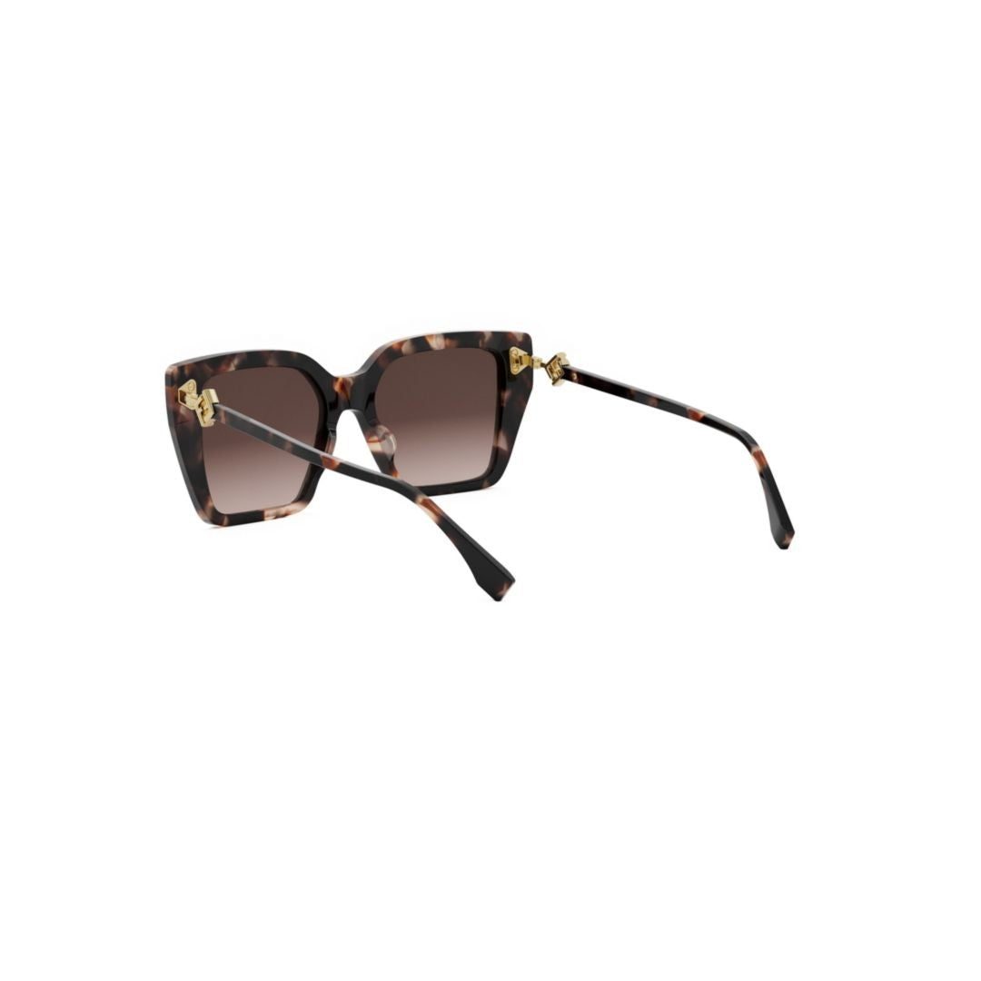 Fendi Fe40161i Oversized Square Sunglasses