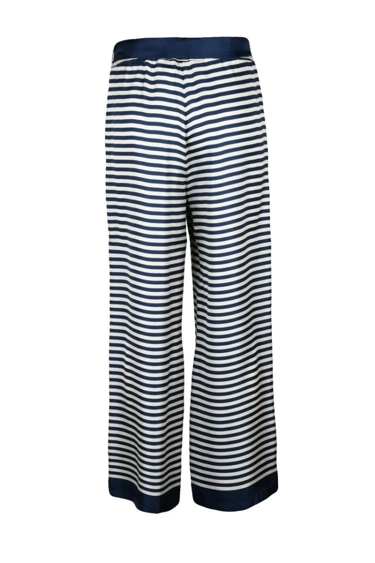 Max Mara Nine Trousers - White/Blue