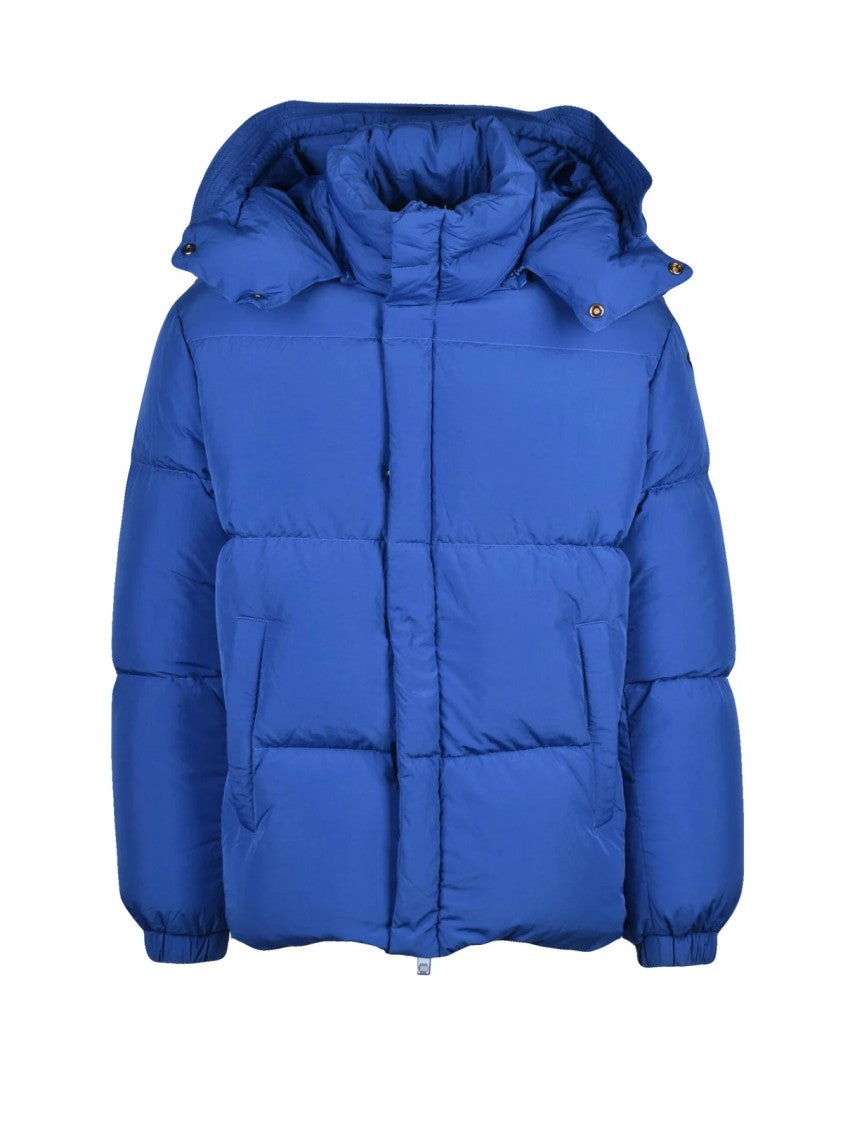 Diesel Blue Nylon Down Jacket