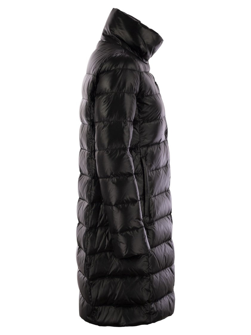 Fay Long Down Jacket With Hook