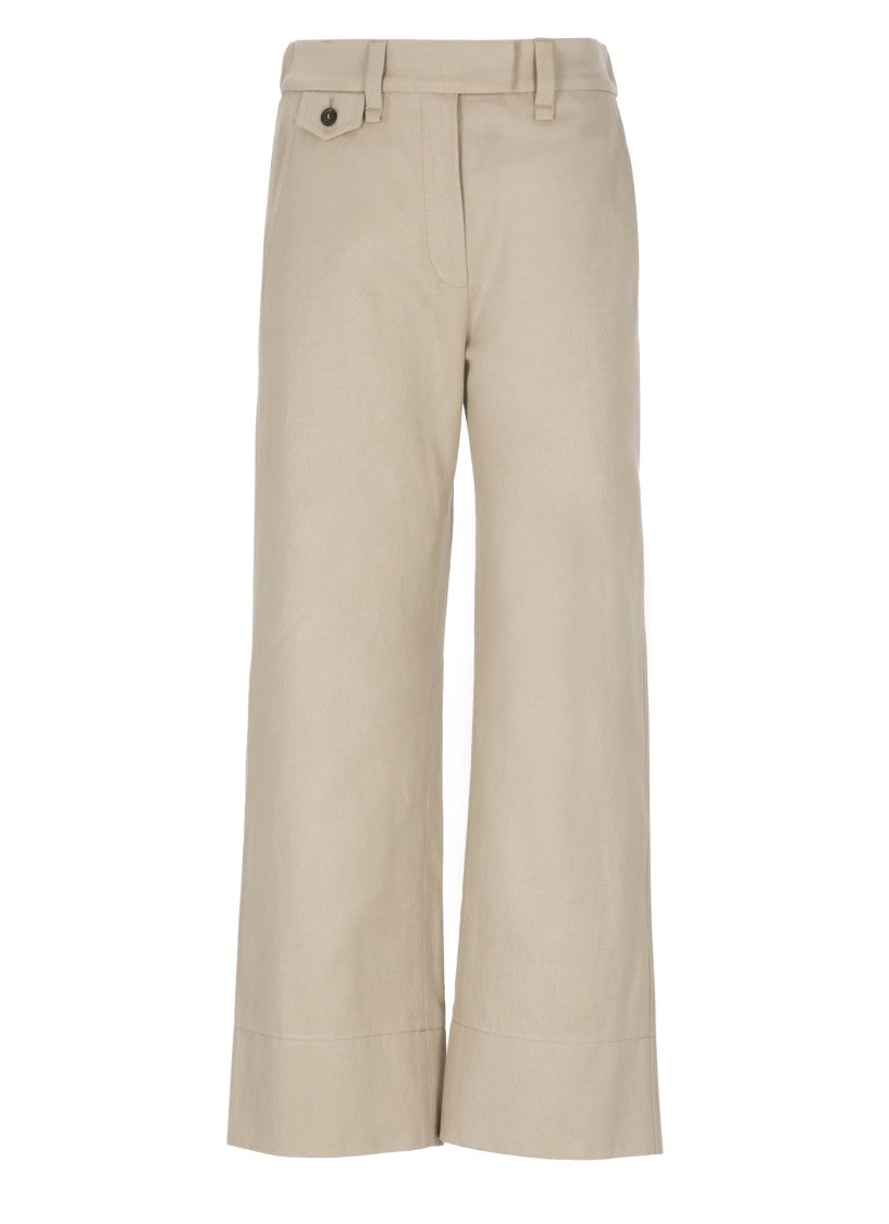 Brunello Cucinelli Cotton And Linen Pants