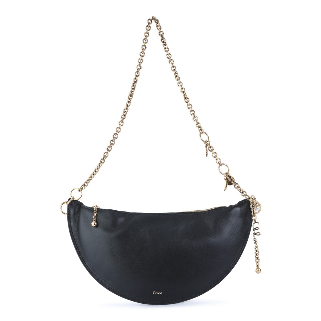 Chloé Black Leather Icons Shoulder Bag
