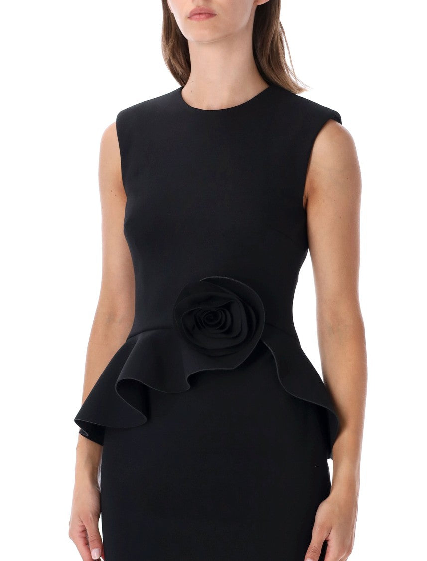 Rotate Rose Sculptural Rose Detail Mini Dress