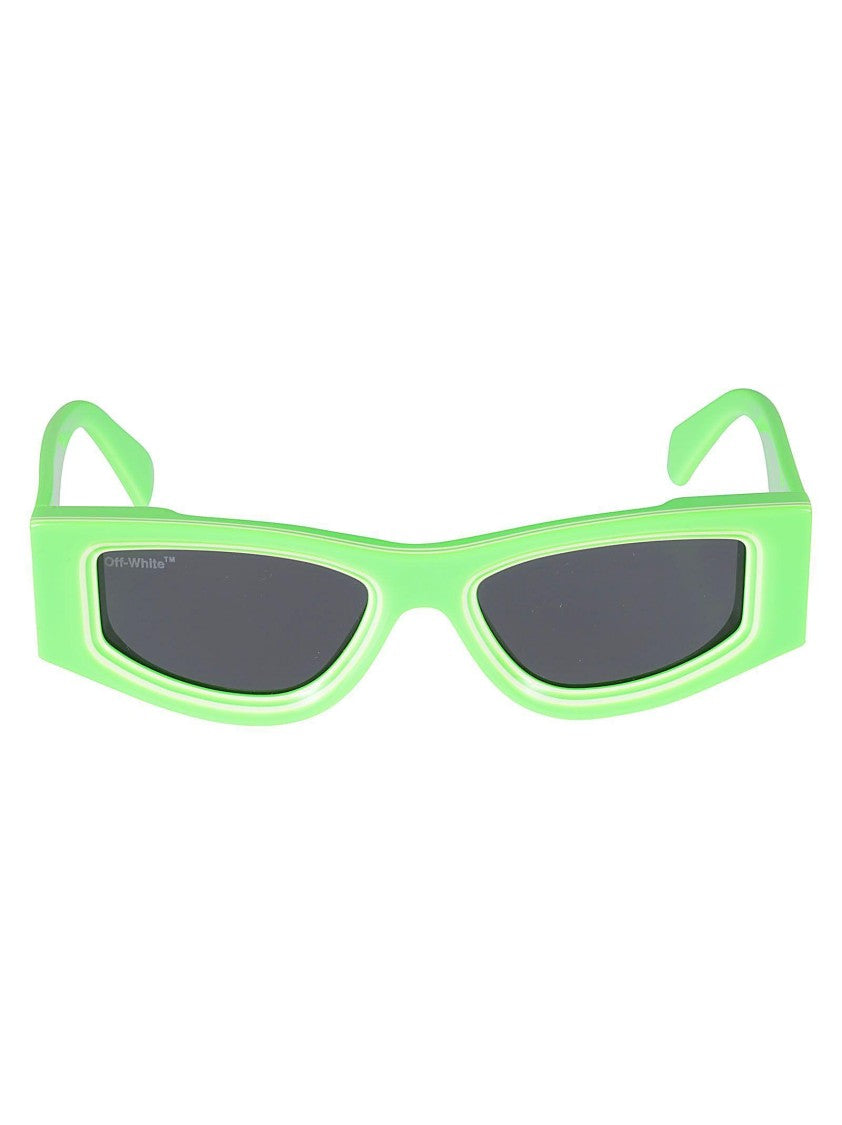 Off-White Oeri047 Andy Bold Rectangular Acetate Sunglasses
