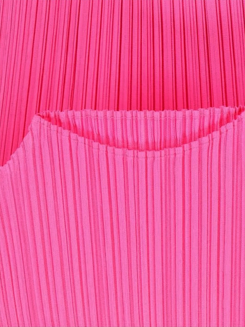 Pleats Please Pleated Long-Sleeve Top With Lightweight Texture