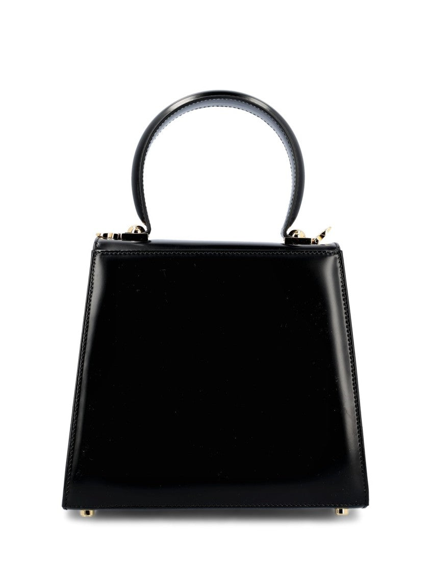 Salvatore Ferragamo Structured Smooth Leather Shoulder Bag