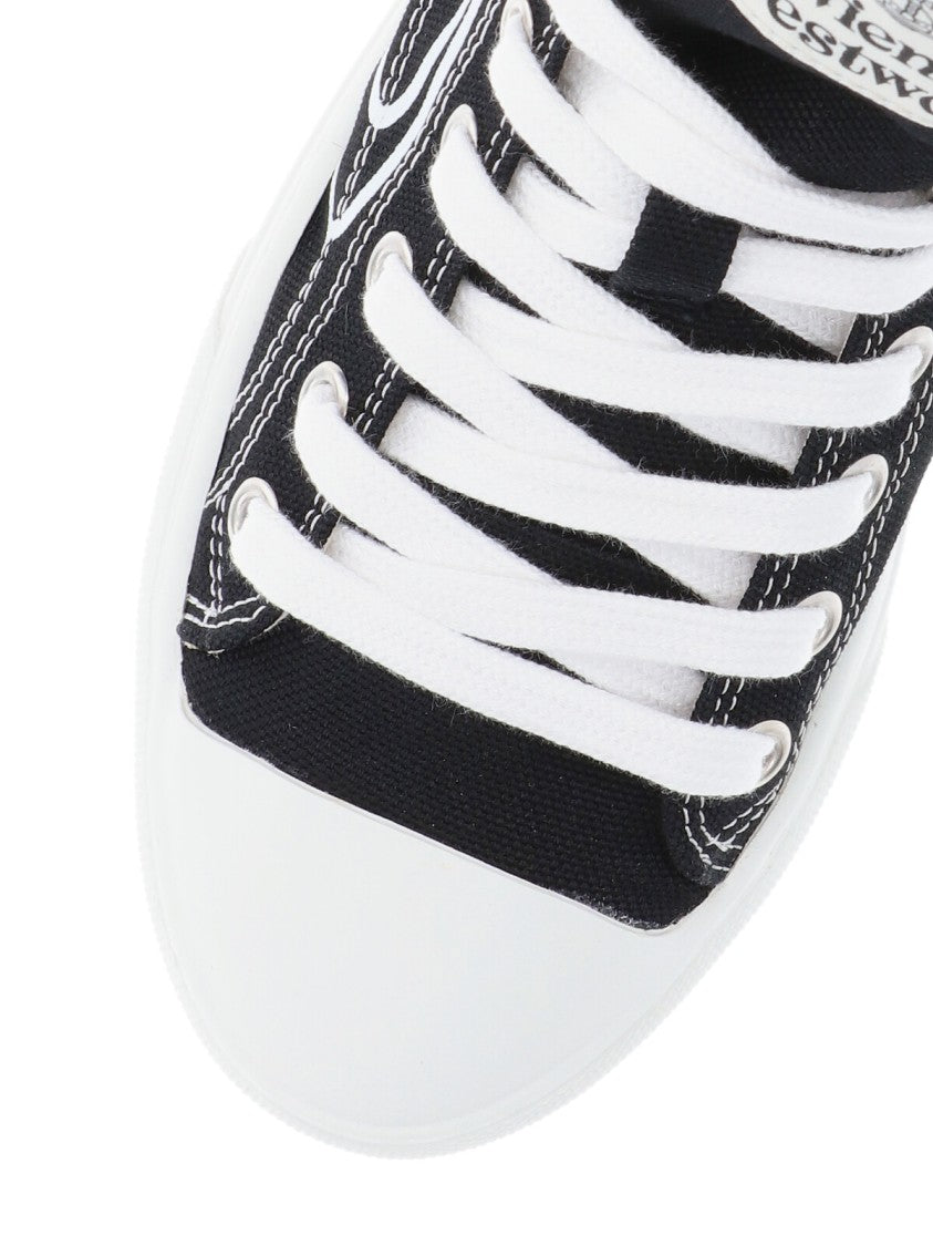 Vivienne Westwood High-Top Sneakers With Planet Graphic