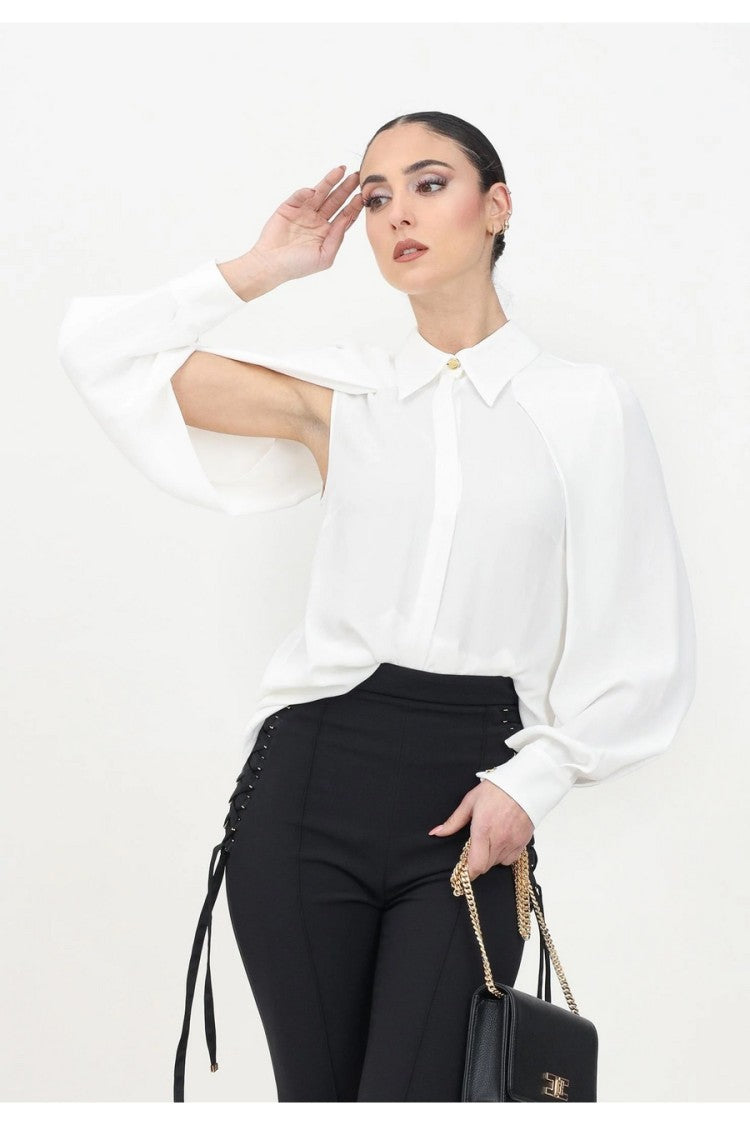 Elisabetta Franchi Ivory Viscose Blouse