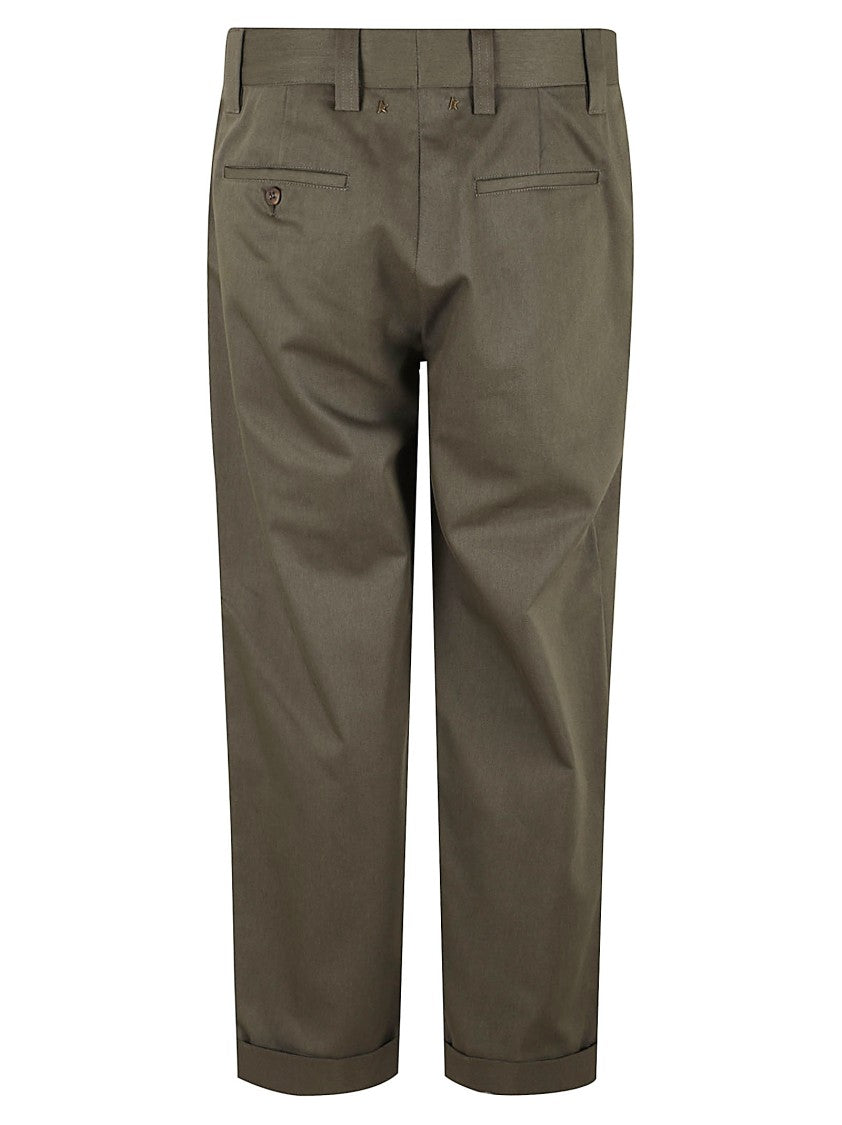 Golden Goose Straight-Leg Trousers With Off-Center Closure