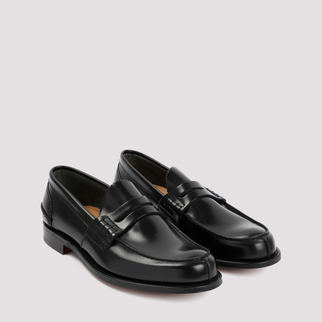 Church's Black Leather Pembrey Loafers