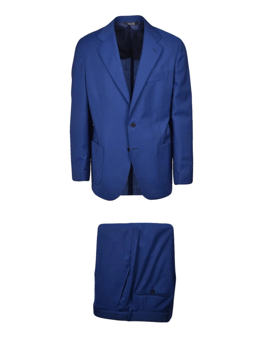 Colamarino Blue Sartorial Virgin Wool Suit
