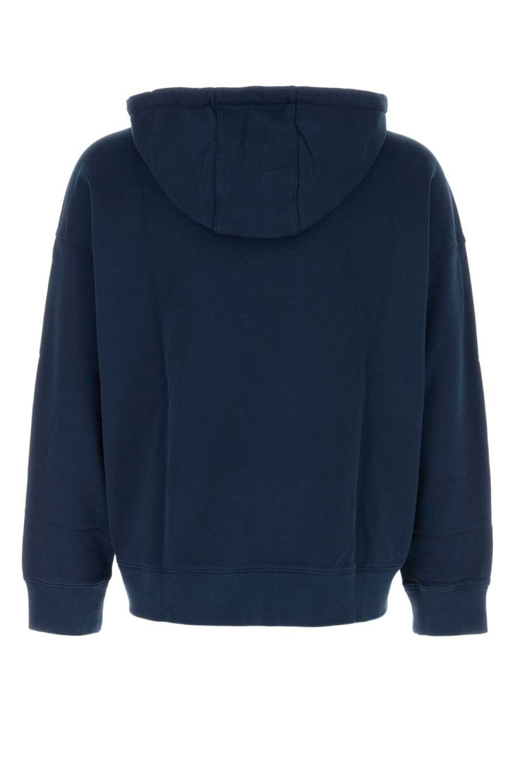 Maison Kitsuné Navy Blue Cotton Oversize Sweatshirt