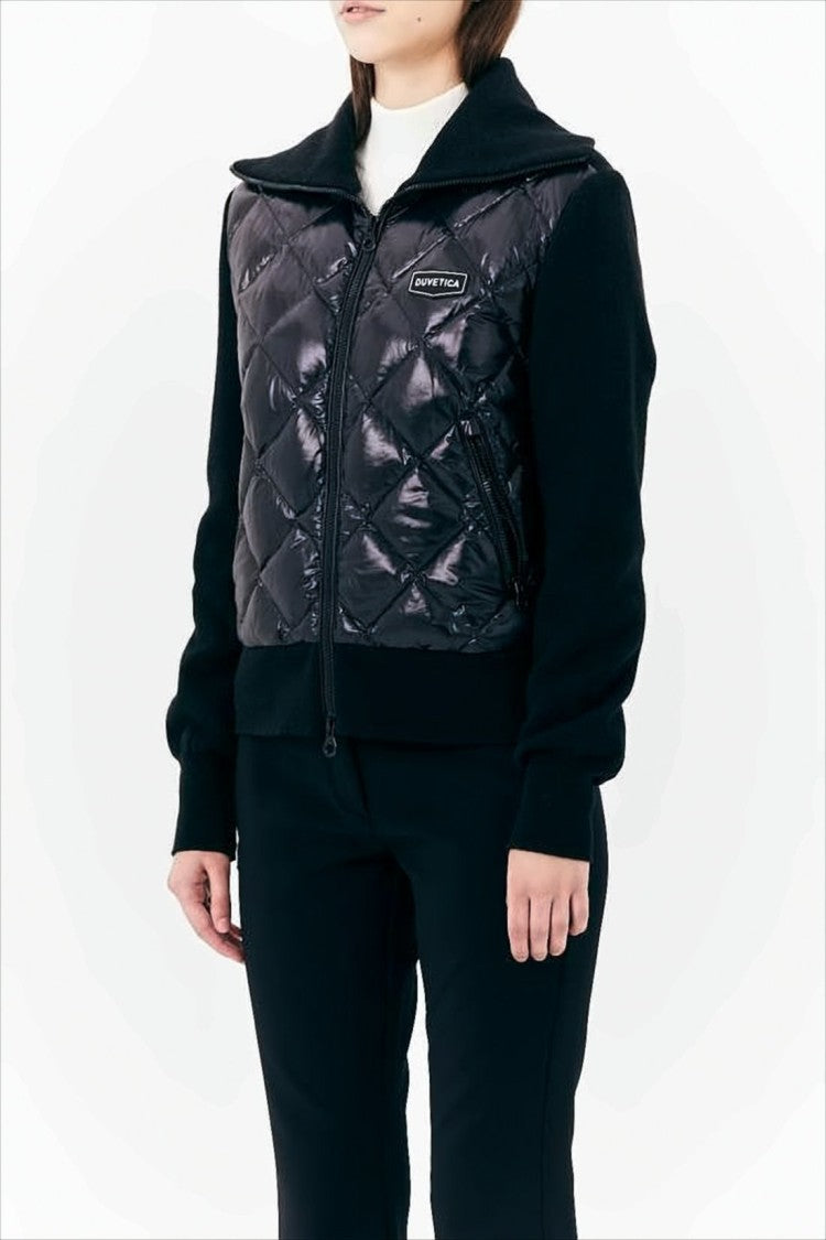 Duvetica Quilted Padded Jacket With Glossy Finish