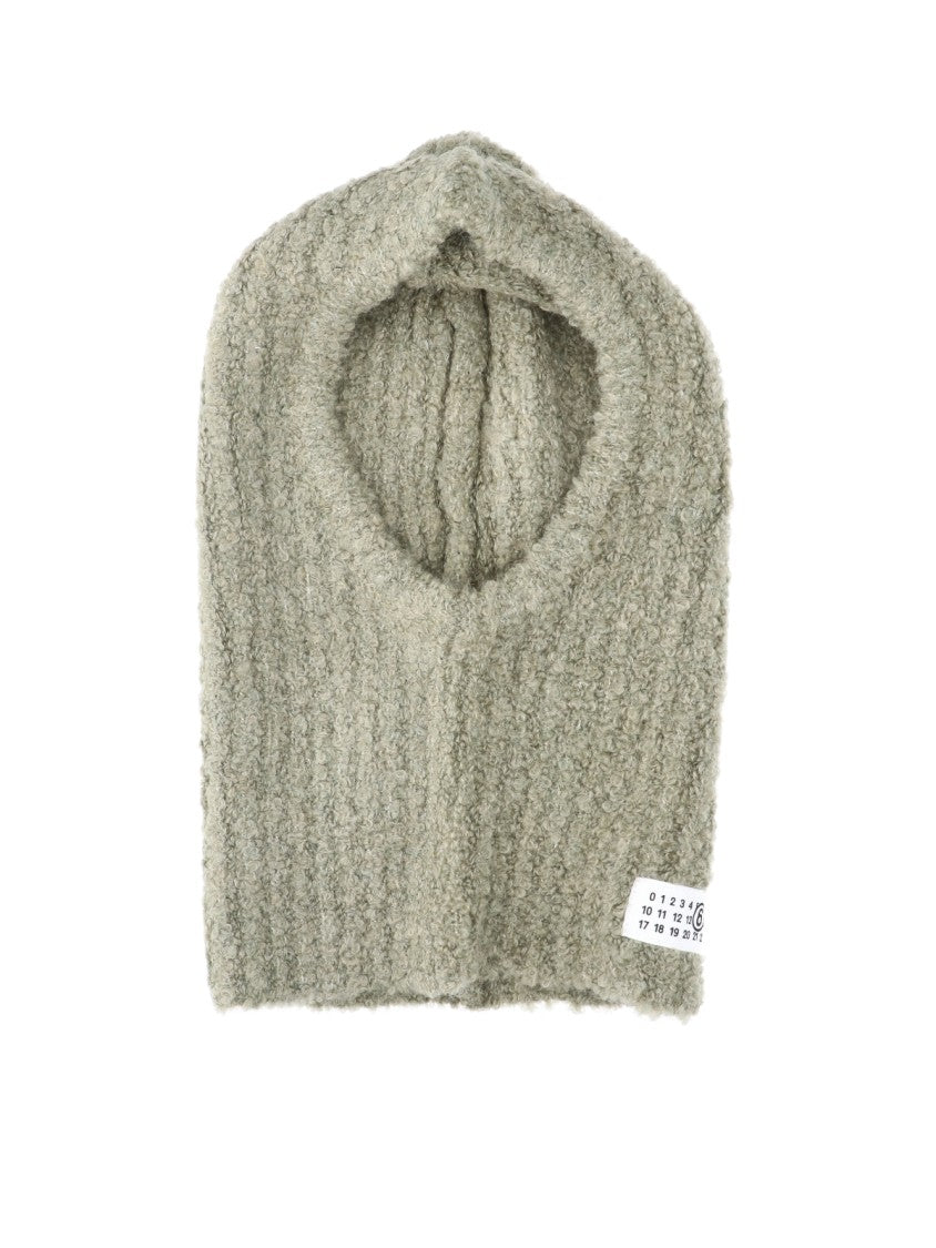 Mm6 By Maison Margiela Green Knitted Balaclava