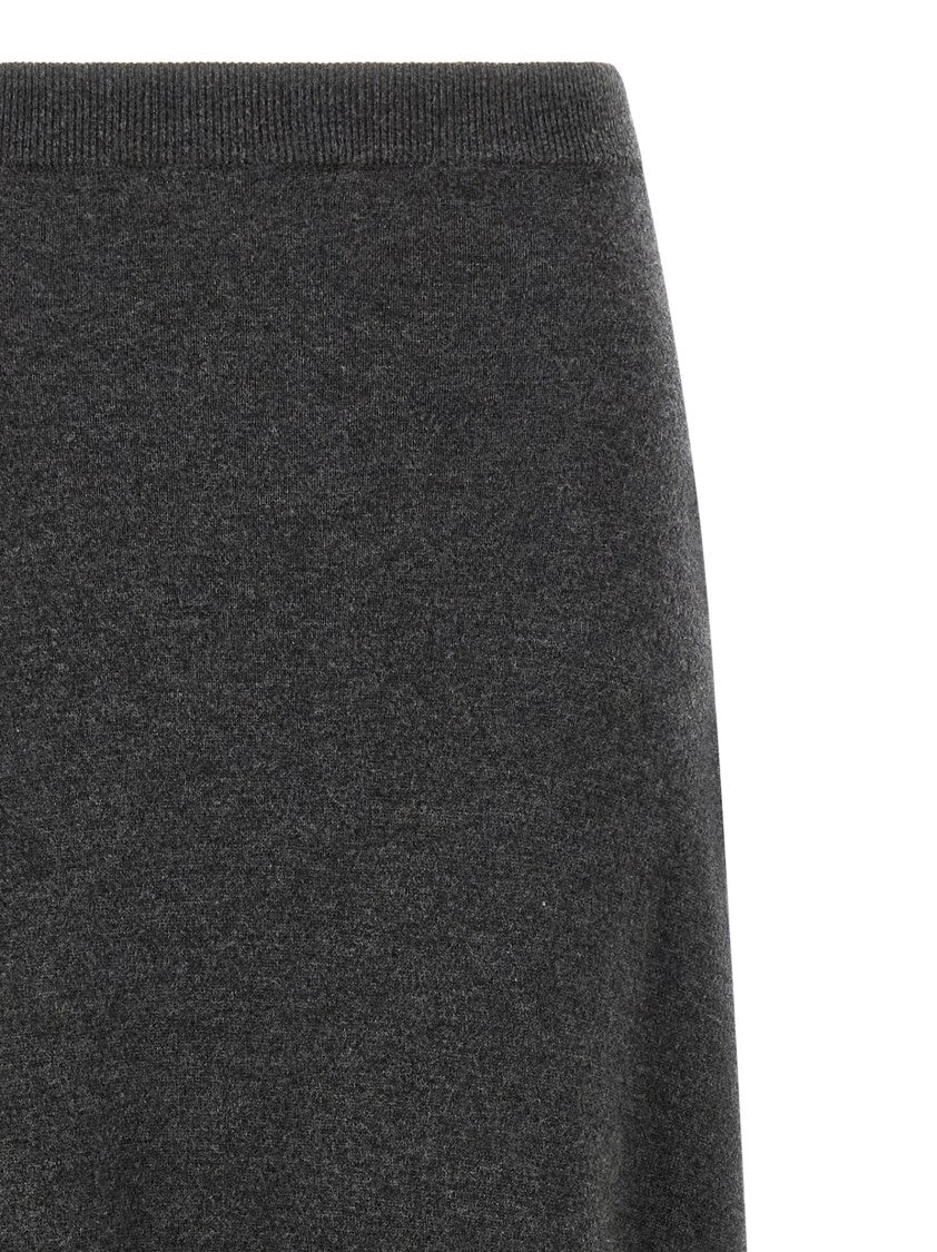 Balenciaga Maxi Wool Skirt