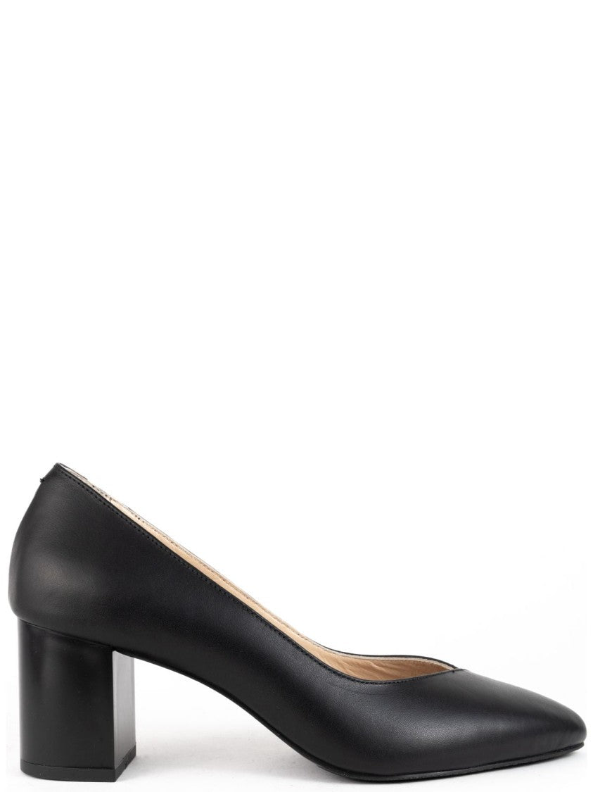 Sergio Moretti Classic Black Pumps With Pointed Toe