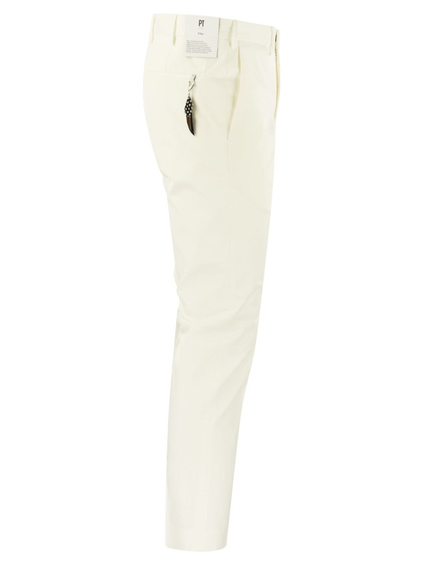 Pt Torino Dieci - Cotton Trousers