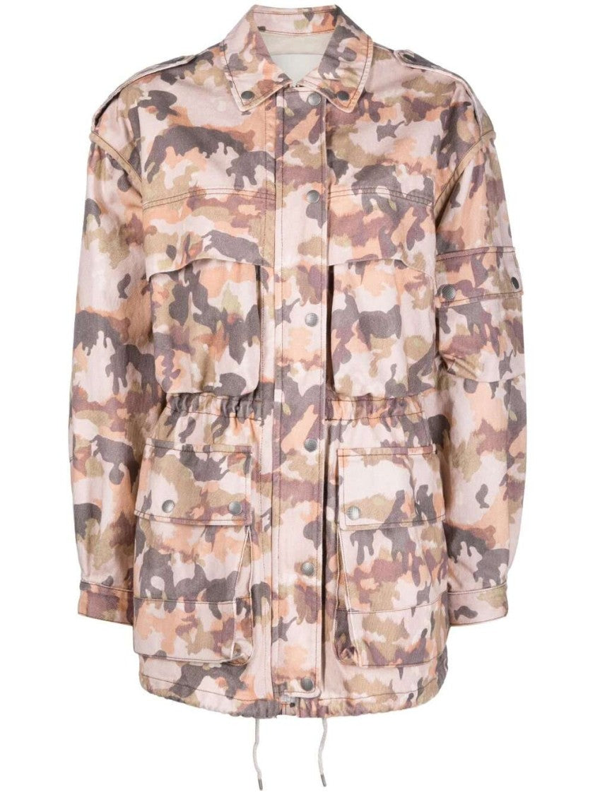 Isabel Marant Elize Camouflage-Print Cotton Jacket