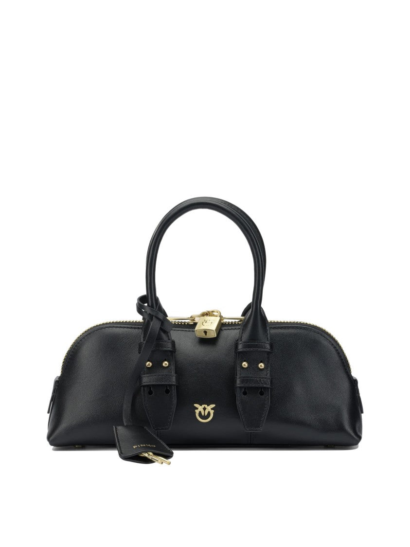 Pinko Black Leather Handbag
