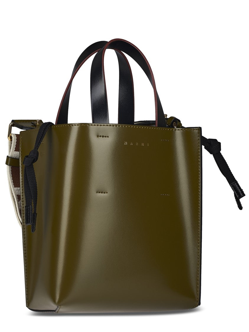 Marni Structured Calf Leather Bag