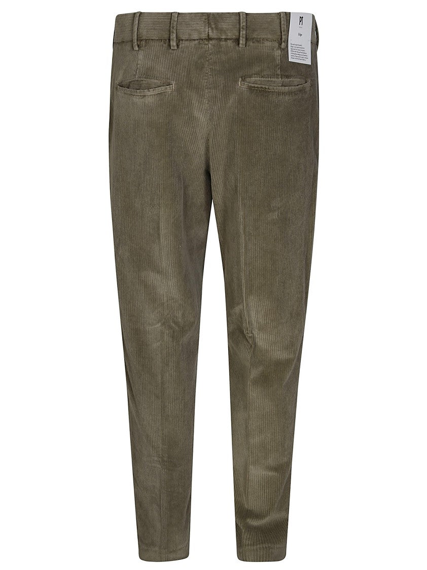 Pt01 Slim-Fit Corduroy Pants With Classic Waistband