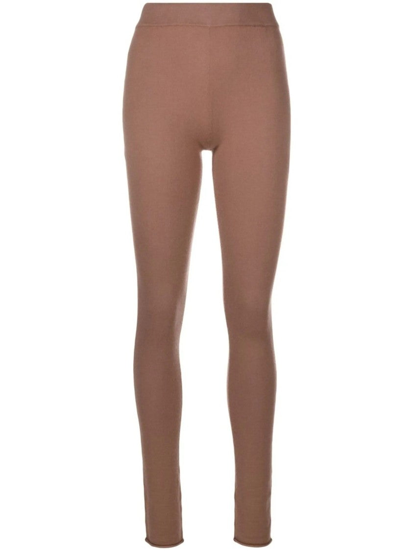 Joseph Cashmere Blend Leggings With Seamless Design And Elegant Sheen