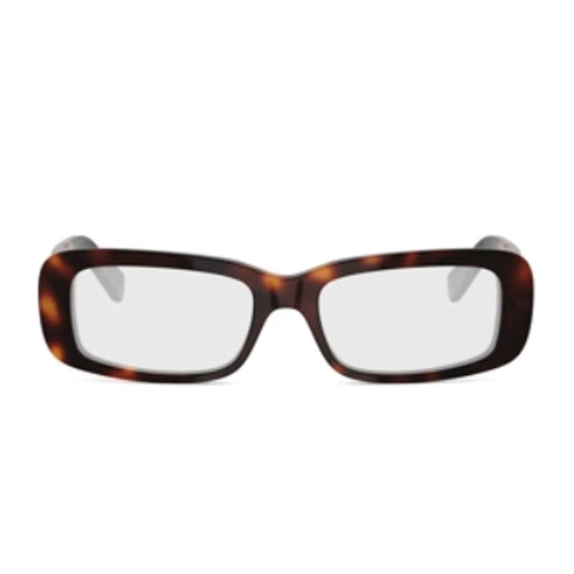 Celine Havana Three Dots Acetate Rectangular Sunglasses