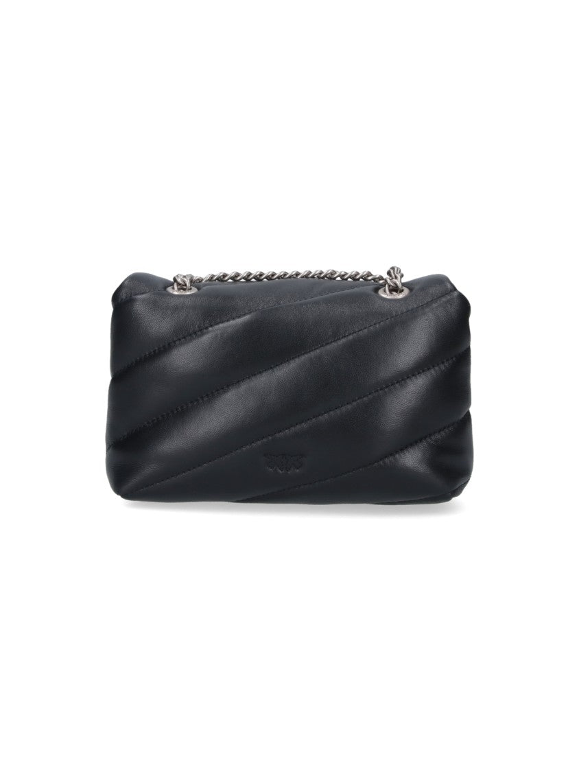 Pinko "Love Puff Baby" Micro Bag – Black