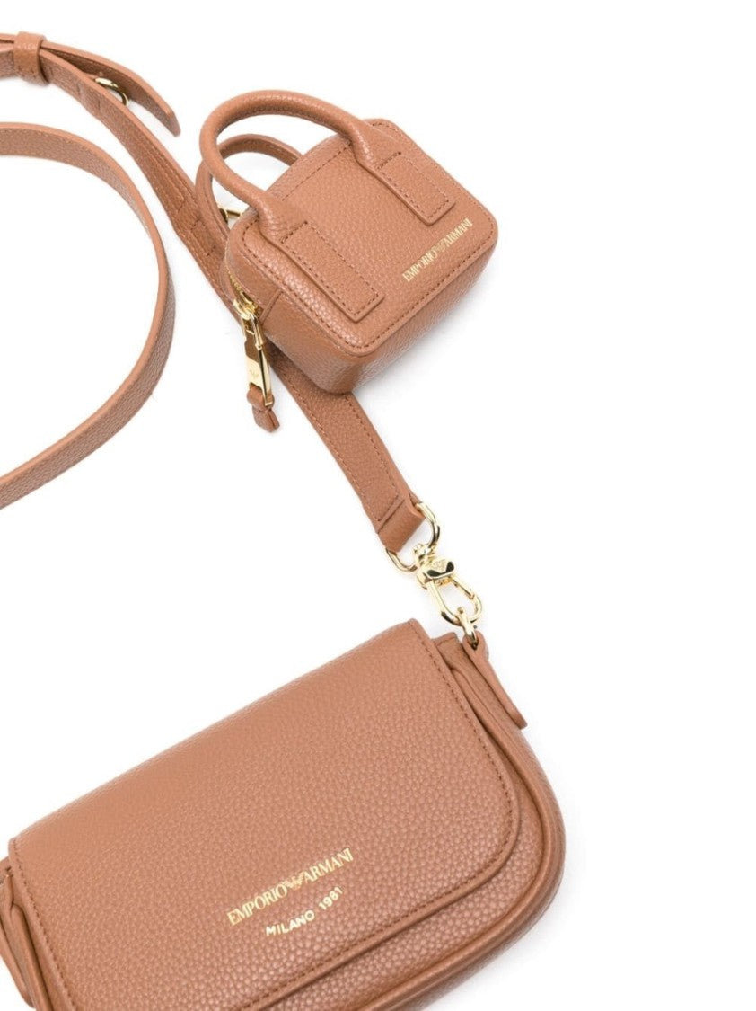 Emporio Armani Textured Mini Crossbody Bag
