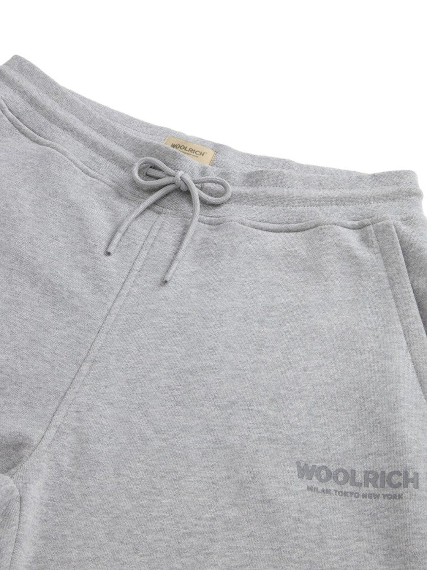 Woolrich Sweatpants With Elasticated Ankle Cuffs And Subtle Logo Print