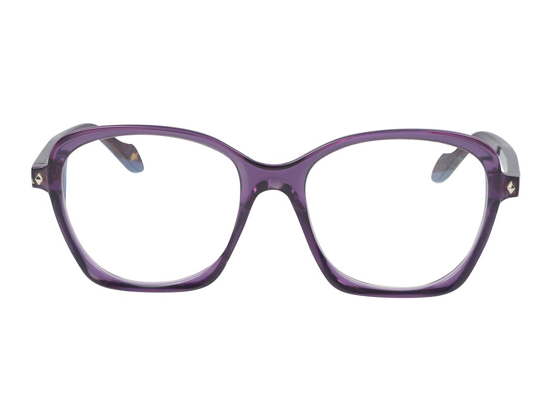 Kador Gold Trilly Glamour-V Geometric Oversized Square Eyeglasses