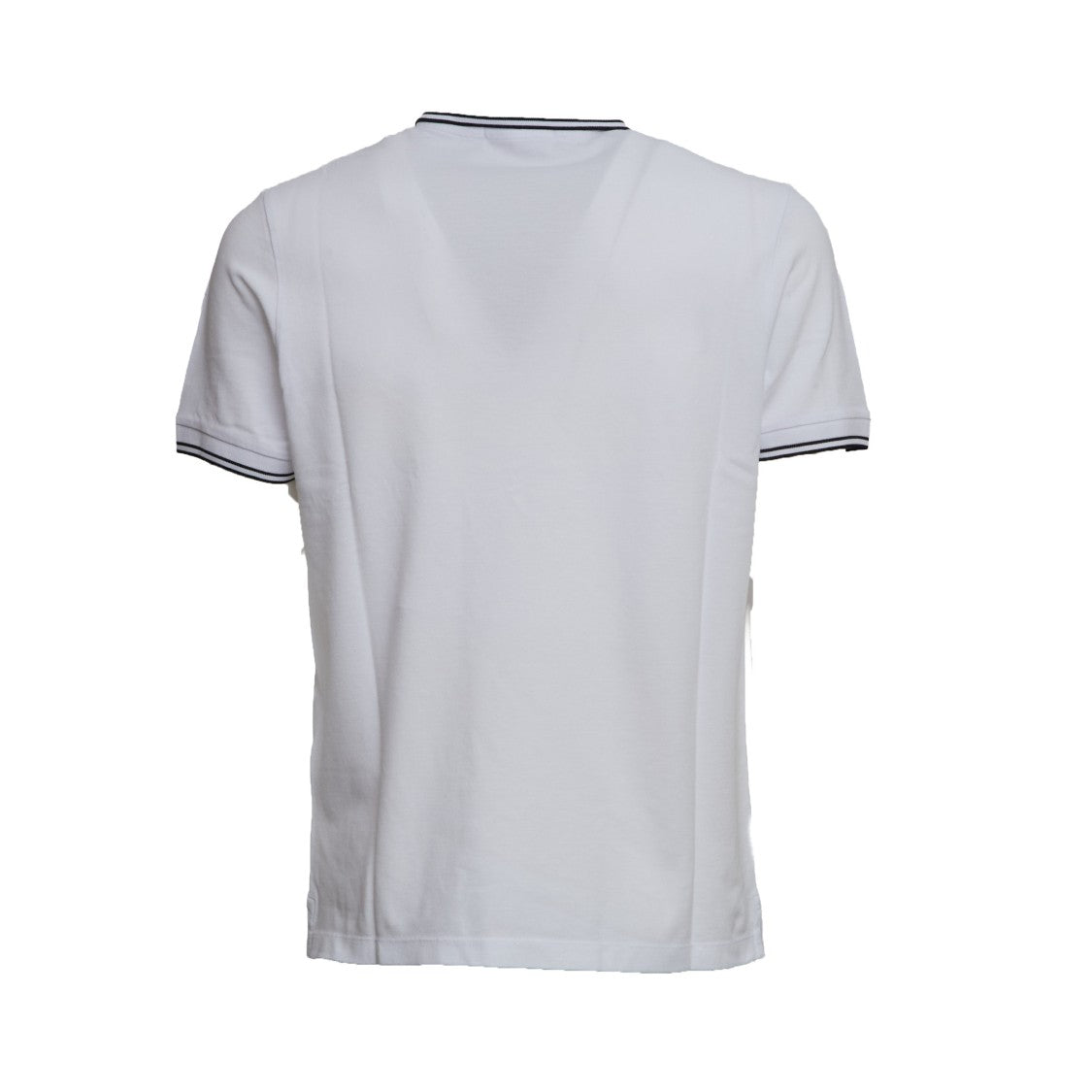Stone Island Contrast Stripe Trim Regular Polo Shirt