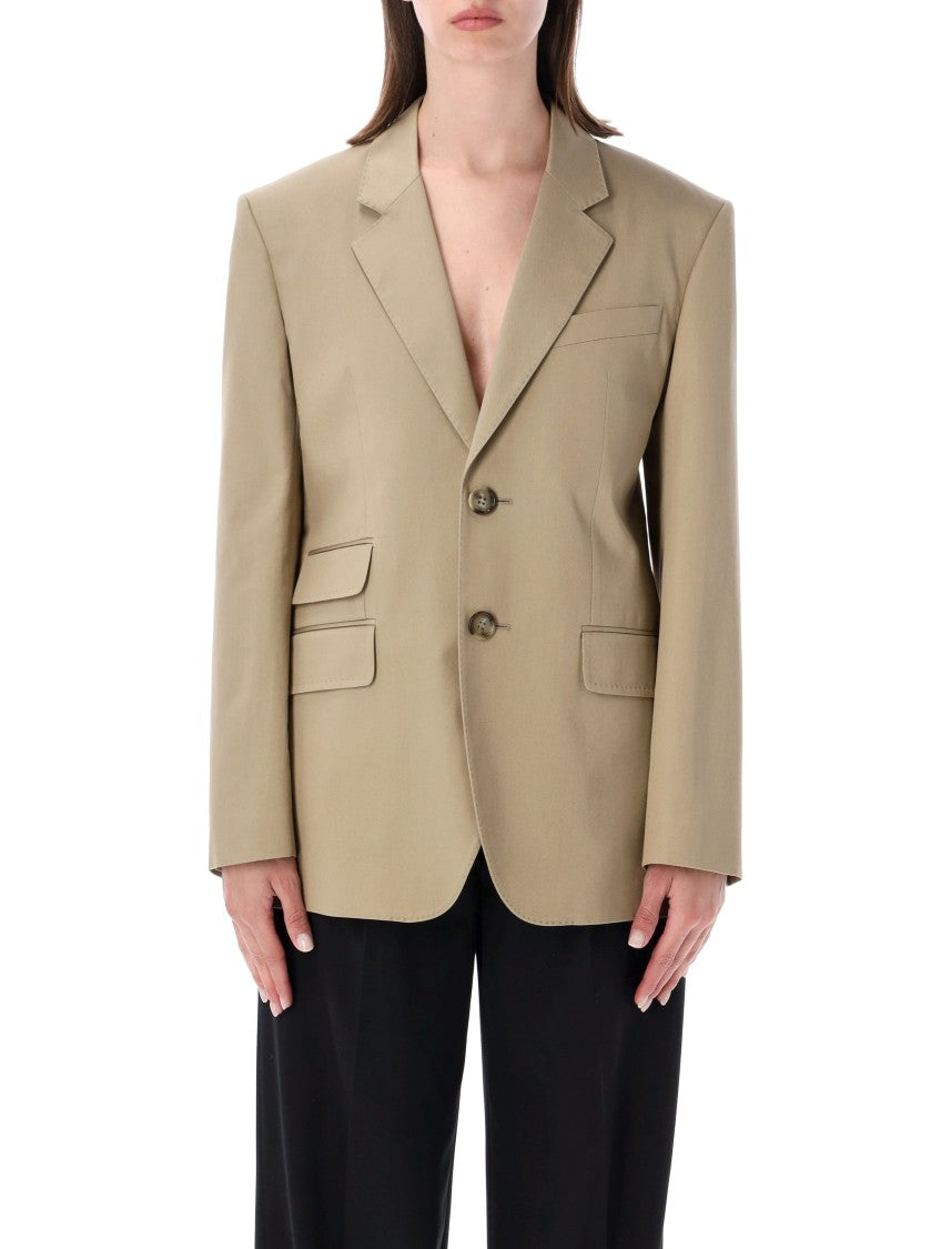 Ami Paris Single Breast Tailored Black Blazer