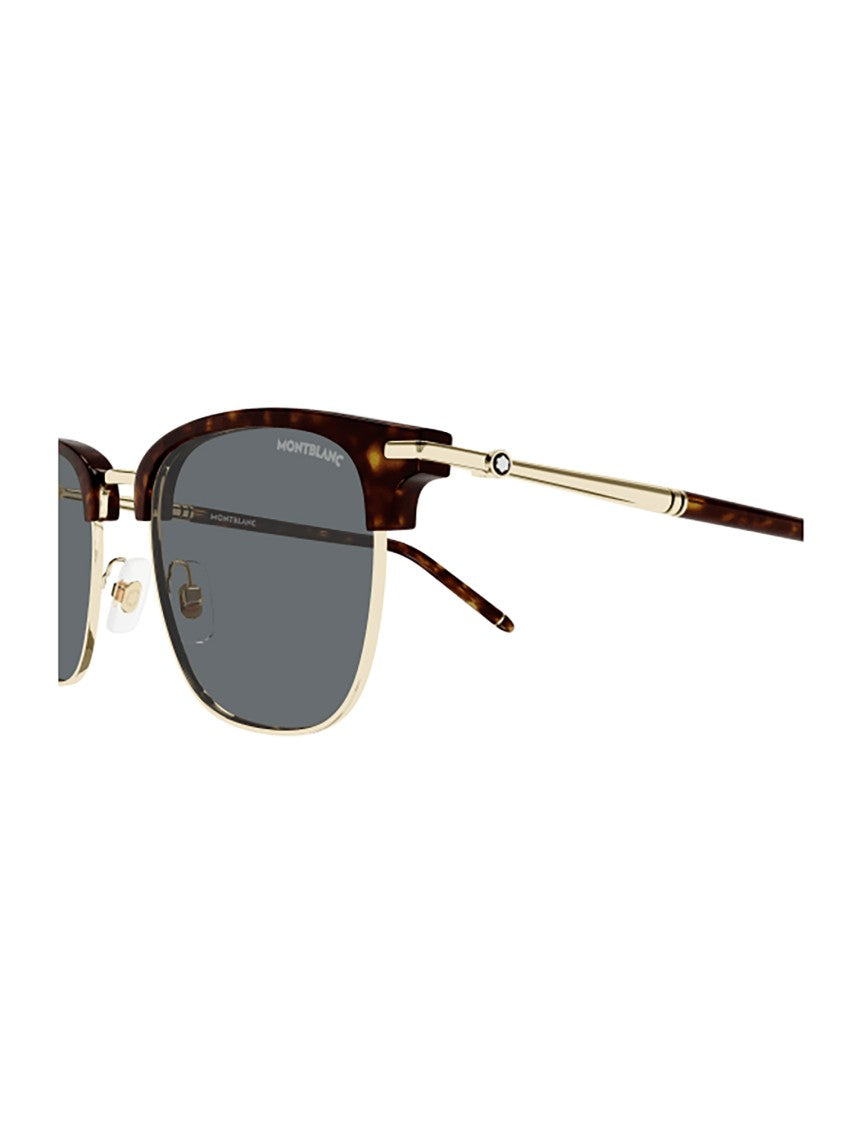 Montblanc Mb0242s Rectangular Shape Montblanc Sunglasses