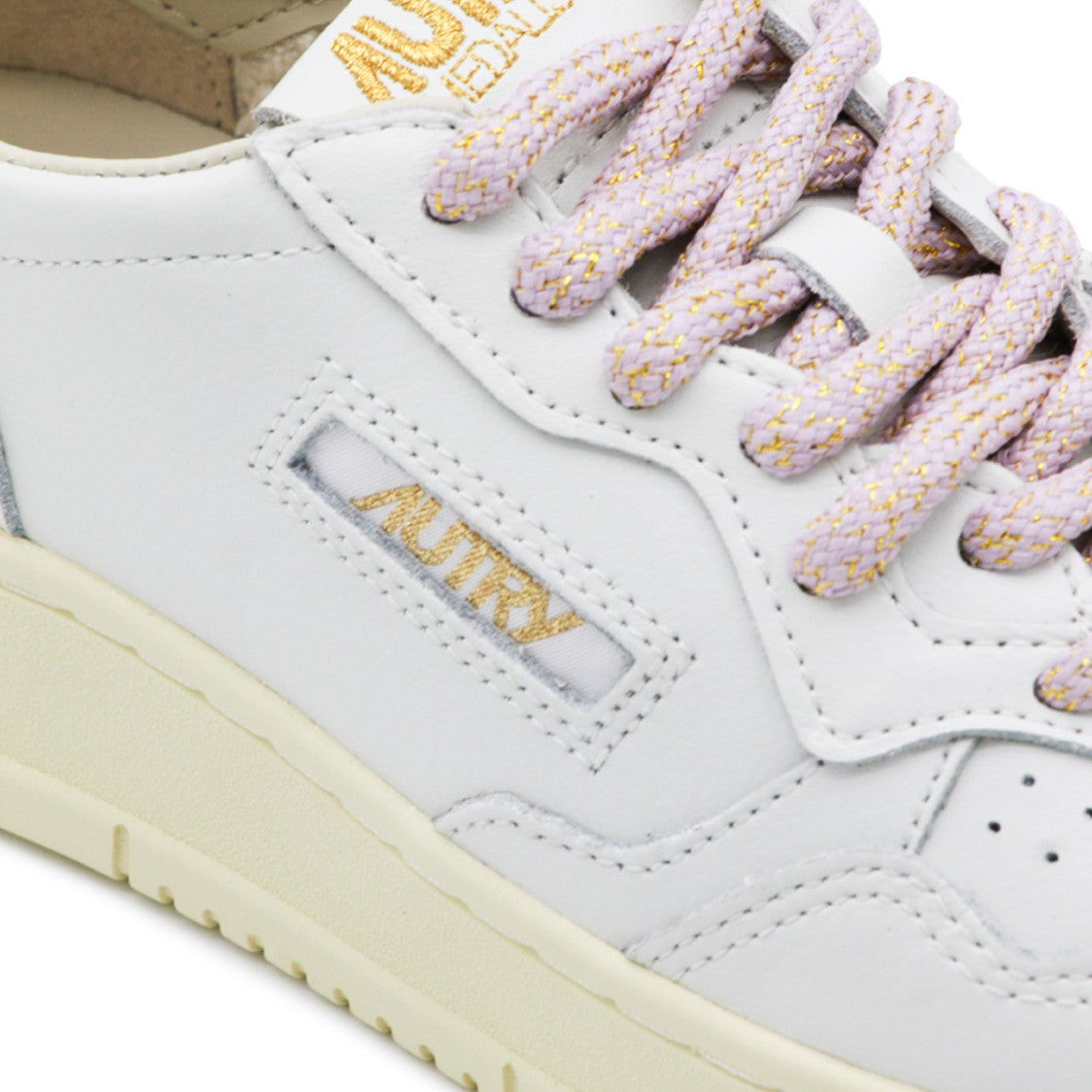 Autry Cream Leather Medalist Sneakers