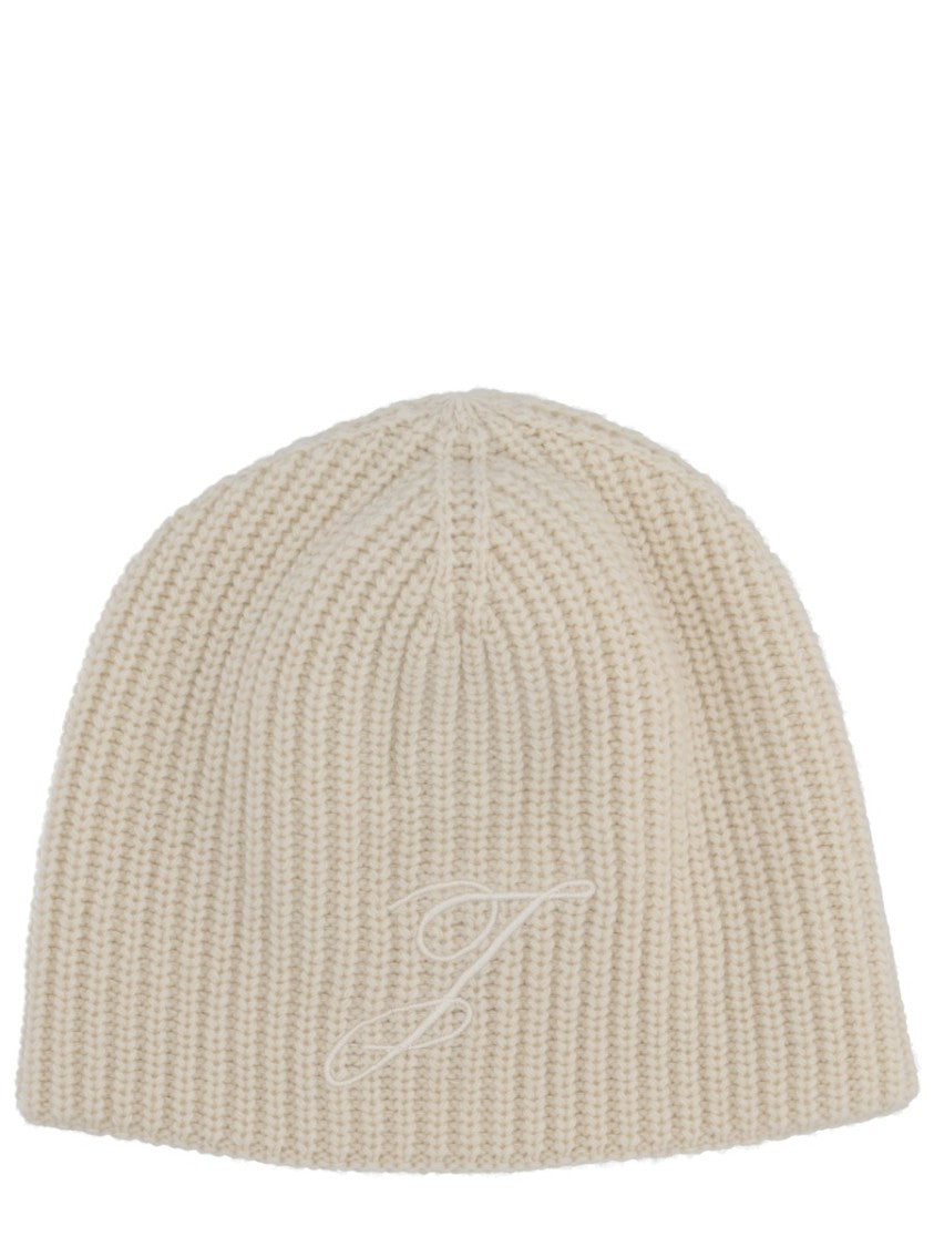 Jacquemus Ribbed Knit Cap With Subtle Embroidery