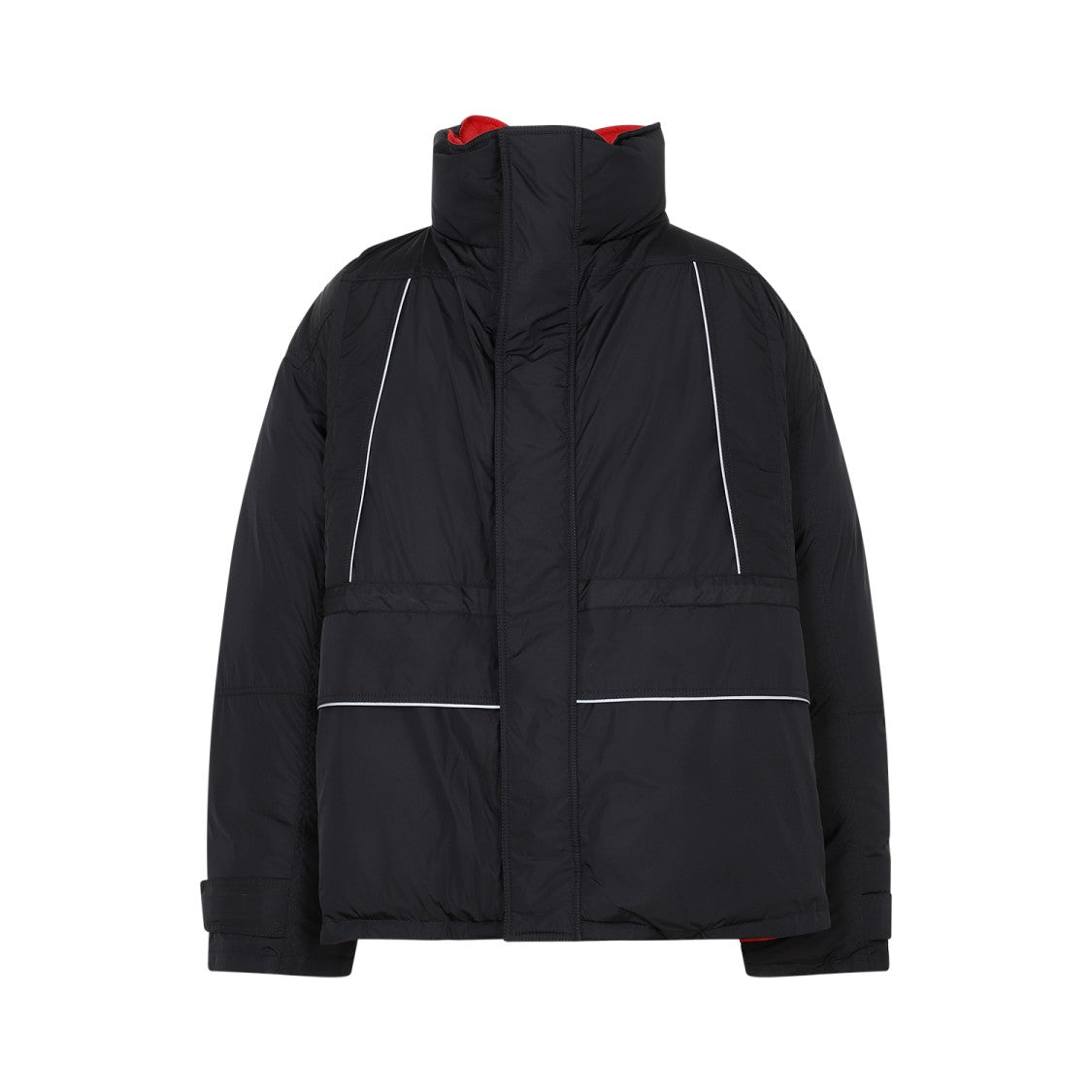 Balenciaga Black Wrap Parka