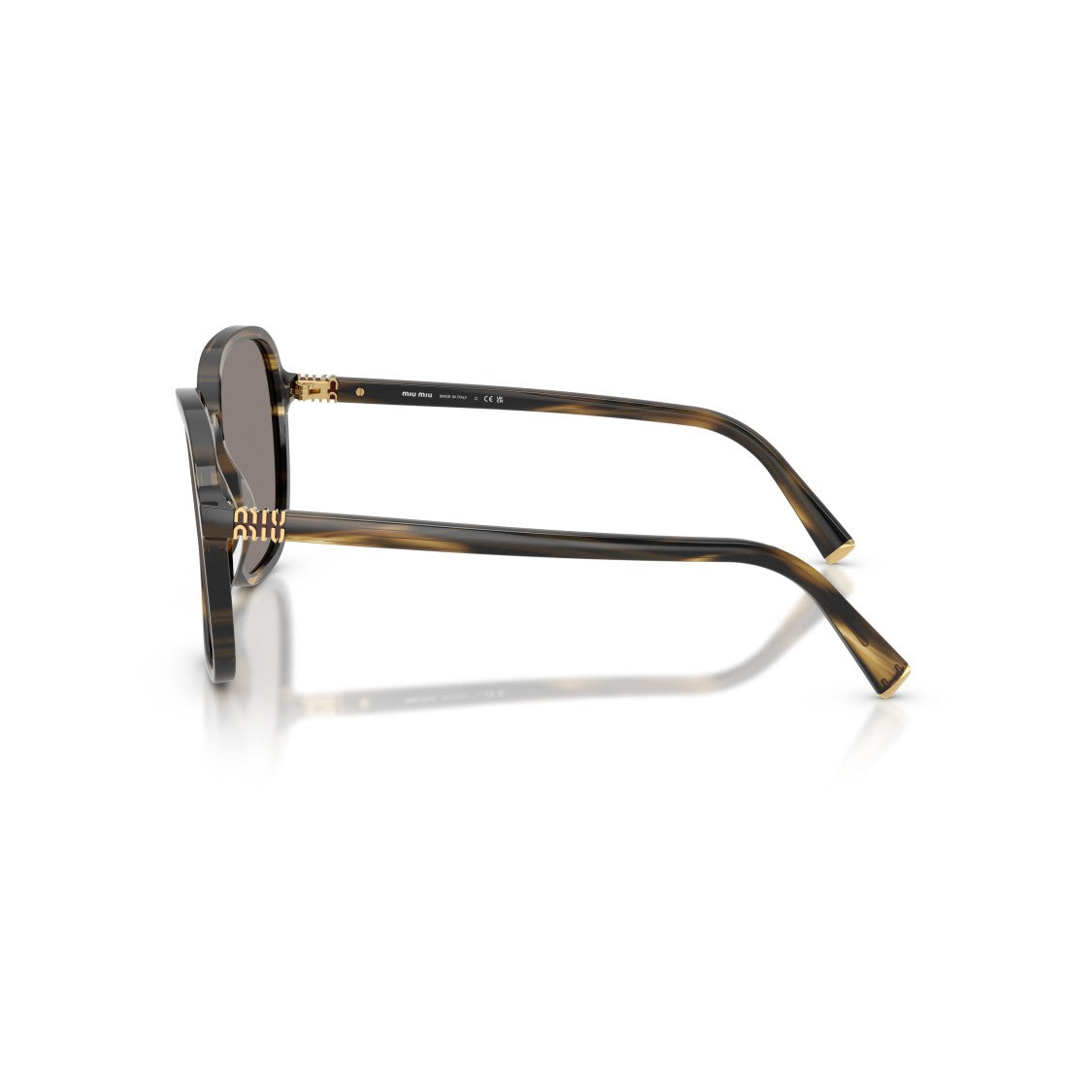Miu Miu 0Mu B01s Oversized Square Tortoiseshell Sunglasses