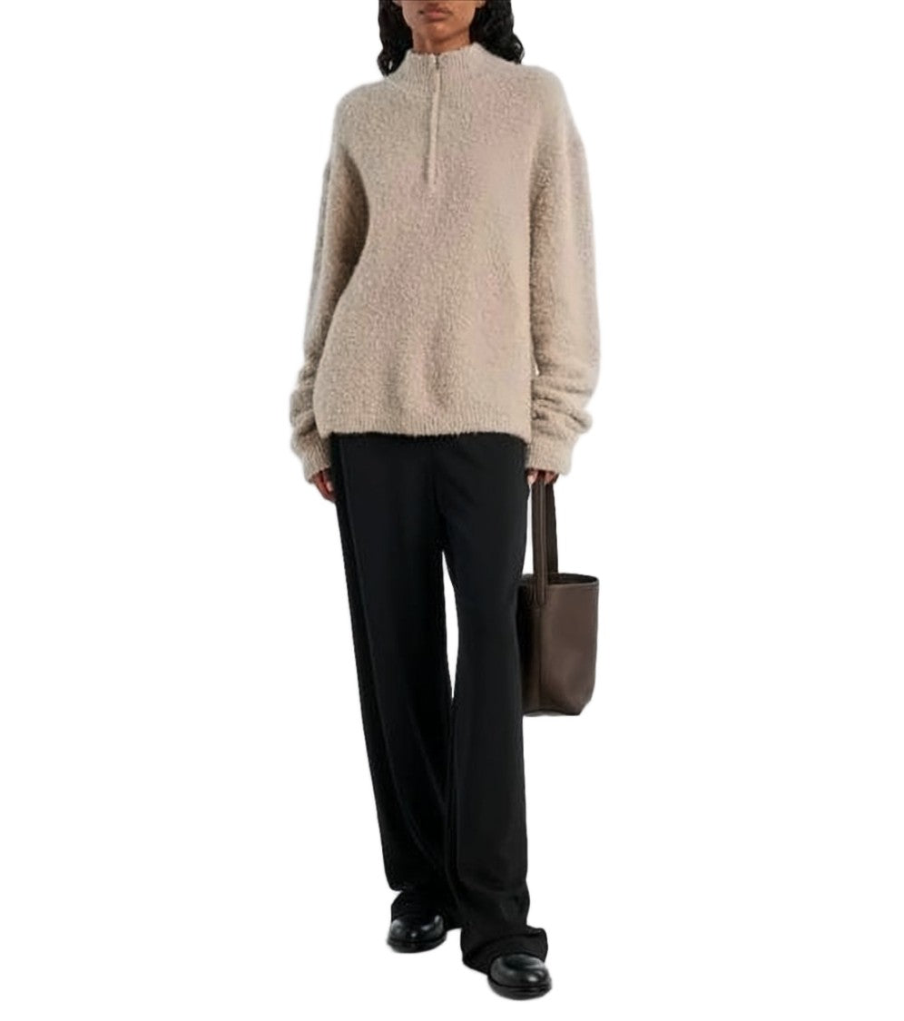 The Row Pebbled Calf Leather Small Tote Bag