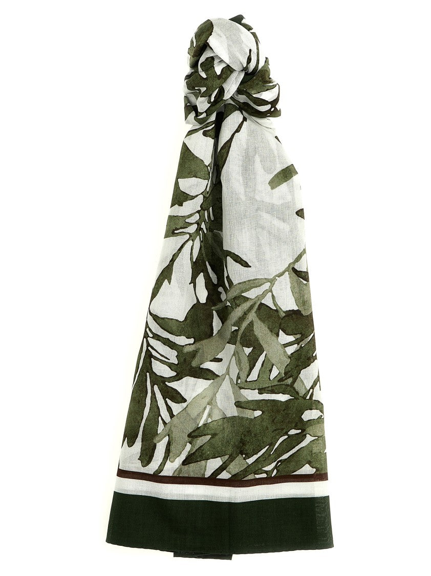 Brunello Cucinelli 'Herbarium Print' Scarf