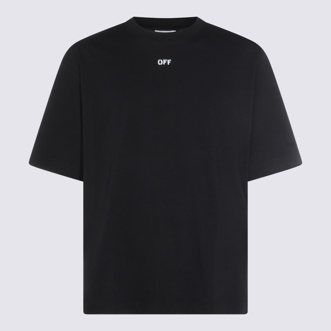 Off-White Black Cotton Logo T-Shirt