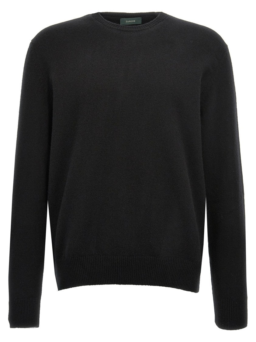 Zanone Crewneck Sweater In Luxurious Virgin Wool