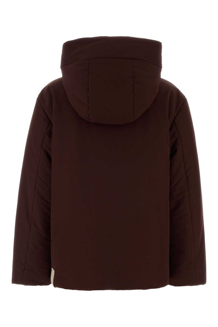 Jil Sander Chocolate Polyester Down Jacket