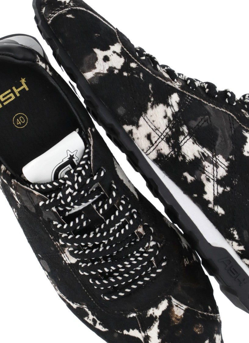 Ash Black Kill Bill Calf Hair Sneakers