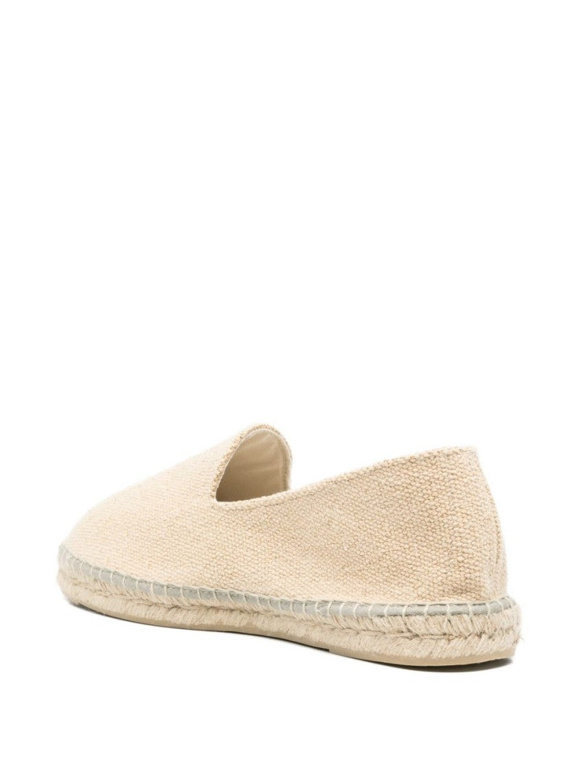 Manebi Textured Cotton Jute Sole Espadrilles